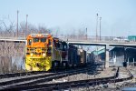 CSOR 3901 leads CSO-4 under Memorial Bridge